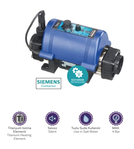 ELECRO Analog Havuz Isı Pompası NANO SPA Model 5 kW-Trifaze-ToptancıyızBiz - 2