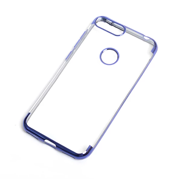 Alcatel 1S Kılıf Dört Köşeli Lazer Silikon Kılıf - Resim 5