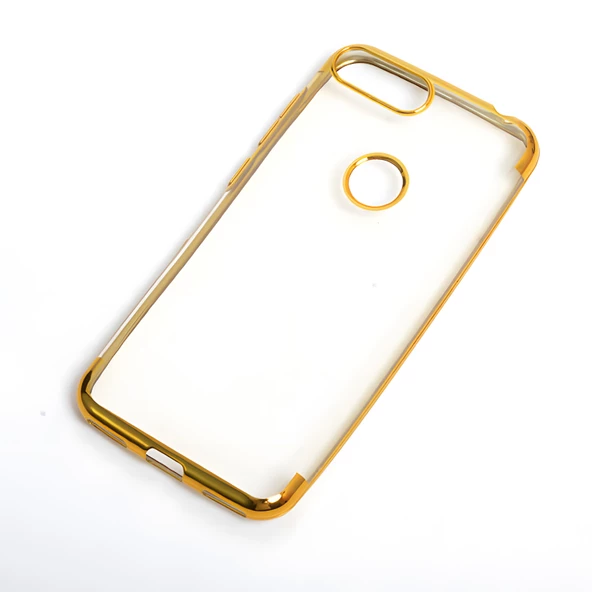 Alcatel 1S Kılıf Dört Köşeli Lazer Silikon Kılıf - Resim 3