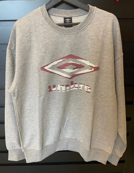UMBRO LOGO SWEAT FC-0200 GREY MELANGE