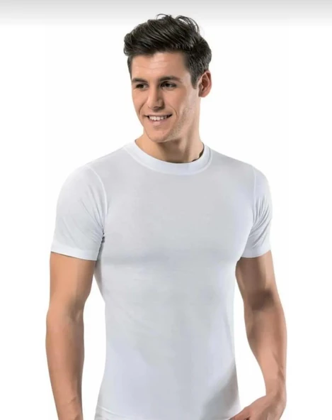 ERDEM 1165 ERKEK KISA KOL LÜX KAPALI YAKA ATLET 6 ADET ürün görseli