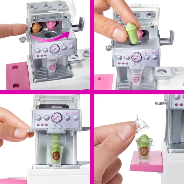 Barbie'nin Kahve Dükkanı Oyun Seti, 3 yaş ve üzeri, GMW03 - 3