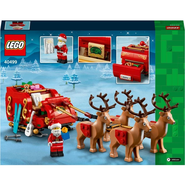 Orjinal Lego Icons Creator Expert Noel Baba’nın Kızağı Lego Icons Creator Expert 40499 - 2