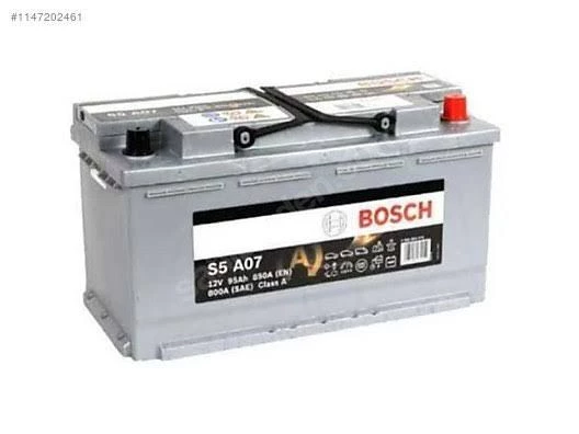 12V 95 AH 850A EN AGM START STOP BOSCH AKÜ ÜRETİM HAZİRAN 2025