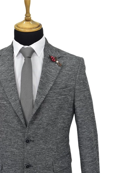 Erkek Tek Spor Ceket Çift Yırtmaçlı BGL-ST03972 - Resim 5