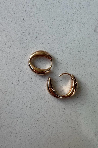 BUĞDAY TANESİ OVAL KÜPE - Resim 2