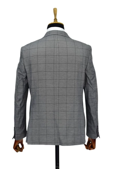 Erkek Tek Spor Kumaş Tek Ceket 6 Drop BGL-ST03970 - Resim 6