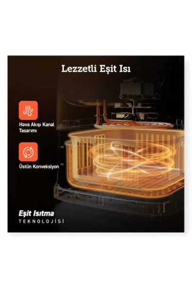 Fritöz, CSORİ Airfry, Airfry, Büyük Fritöz, Yağsız Fritöz, Izgara - 4