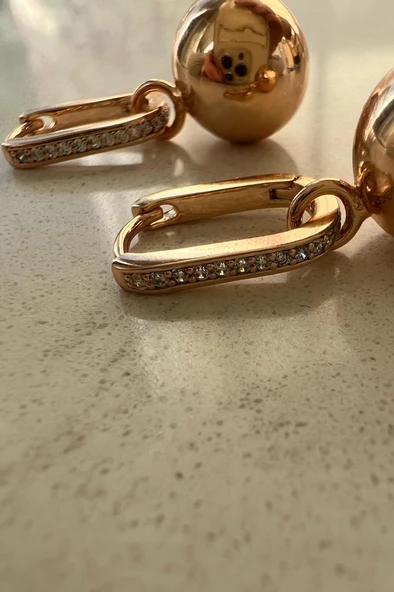 SALLANTILI TOP KÜPE - Resim 2