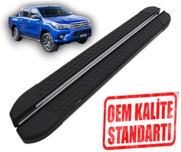 HILUX 2015 2016 2017 2018 2019 2020 2021 2022 2023 2024 ARACA ÖZEL NEVADA YAN BASAMAK ürün görseli 1