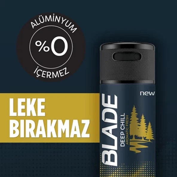 Blade Men Deep Chill 150 ml Erkek Deodorant - 4