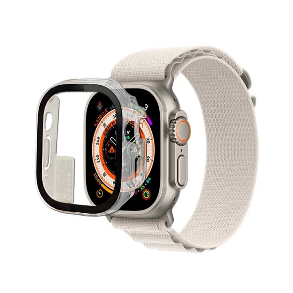 Apple Watch Ultra 49mm Redclick Watch Gard 01 Kasa Ve Ekran Koruyucu