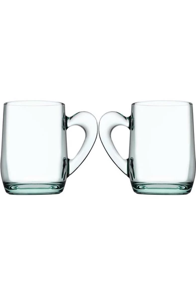 55521 Aware Mocha & Chai Cam 2li 335cc Kulplu Çay Kahve Mug Kupa Bardak Takımı - 6