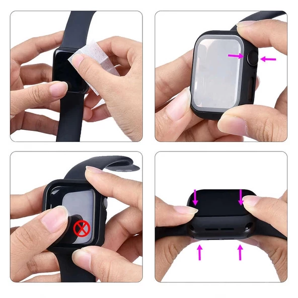 Apple Watch 44mm Redclick Watch Gard 01 Ekran Koruyucu - 6