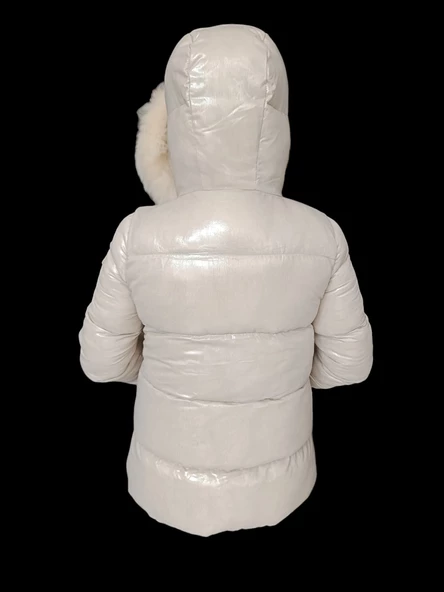 Moncler Mont, Kadın Mont, Mont, Tüylü Mont - 2