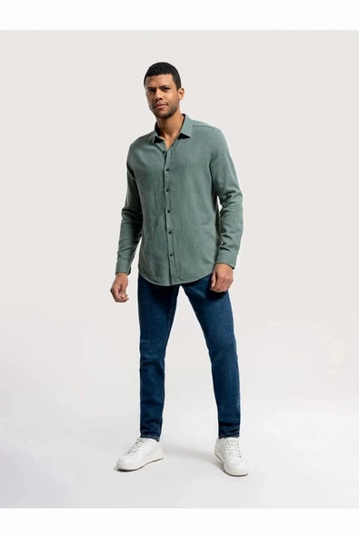 Loft Rıcardo Dark Wash Erkek Jean Pantolon LF2035687 - Resim 4