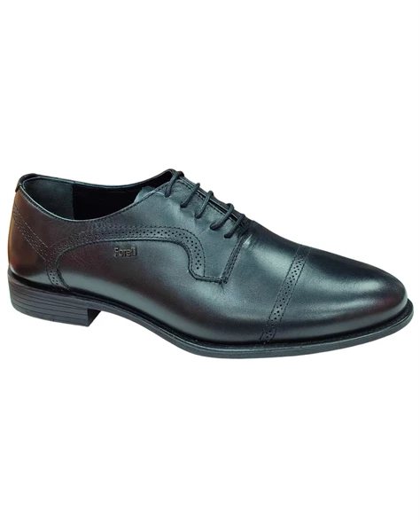 Forelli Gali-G 40619 Erkek Siyah (40-45) Deri Klasik Ayakkabı