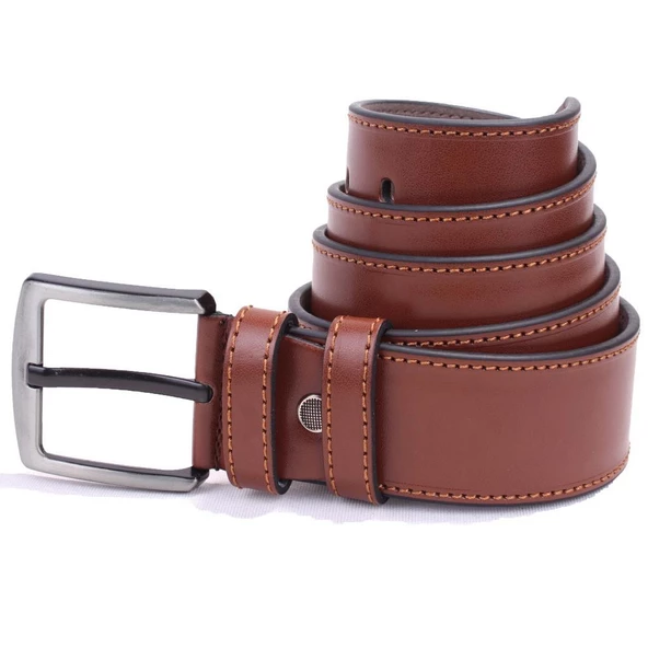 Dagoster DMK26-459 Taba 4.5 cm Suni Deri Erkek Kemer ürün görseli