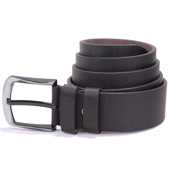 Dagoster DMK26-456 Siyah Baskılı 4.5 cm Suni Deri Erkek Kemer ürün görseli