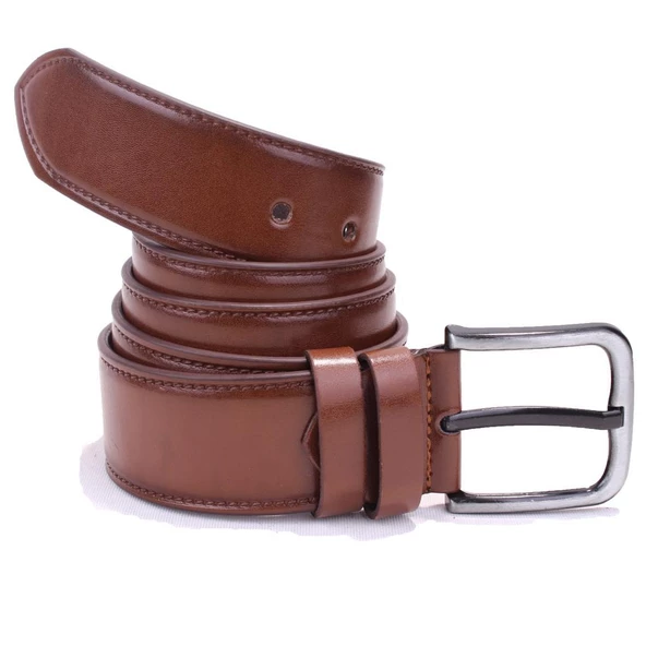 Dagoster DMK26-460 Kahve 4.5 cm Suni Deri Erkek Kemer - 4