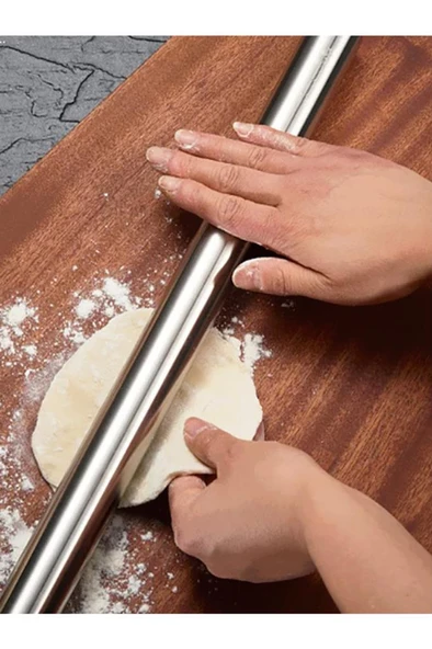 Masterchef Paslanmaz Metal 76 cm Hamur Açma Oklava - 2