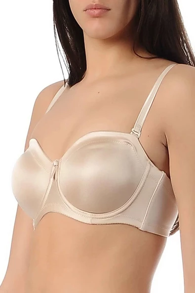 Yeni İnci Straplez Minimizer Balenli Toparlayıcı Sütyen 1680 Şeffaf Askı Hediyeli - 2