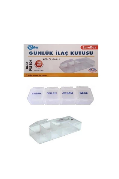 RABIR Günlük Ilaç Kutusu