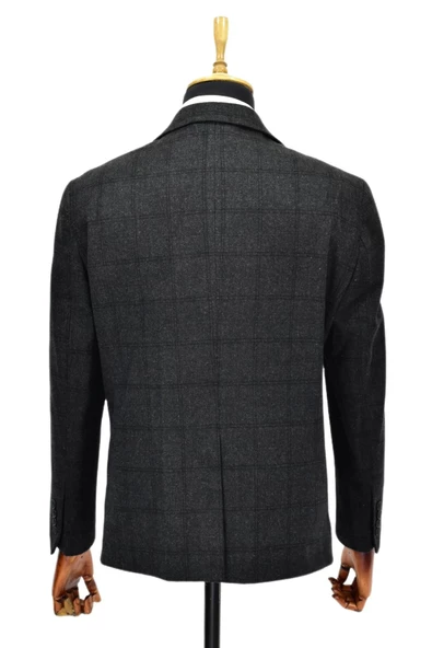 Erkek Kışlık Kumaş Tek Ceket 4 Drop BGL-ST03965 - Resim 11