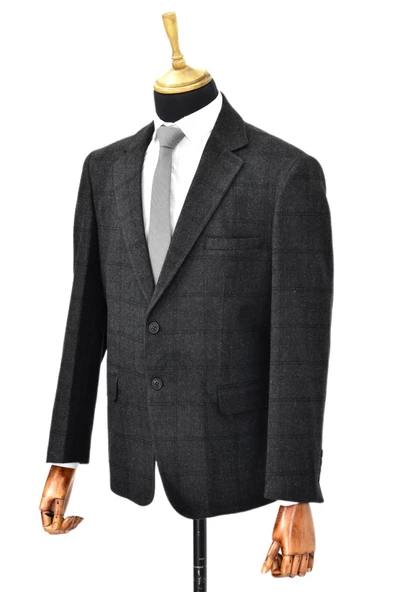 Erkek Kışlık Kumaş Tek Ceket 4 Drop BGL-ST03965 - Resim 7