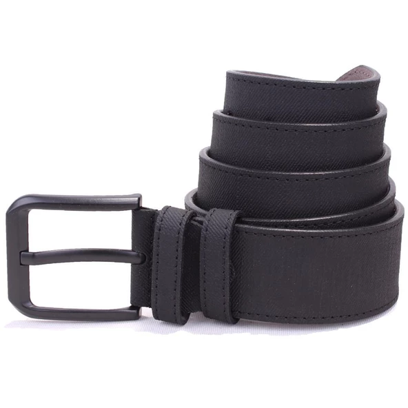 Dagoster DMK26-458 Siyah 4.5 cm Suni Deri Erkek Kemer - 3