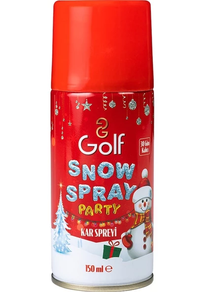 Golf Yapay Kar Spreyi Uzun Süre Kalıcı Yapay Kar Spreyi 150 Ml
