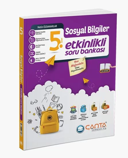 Çanta 2025 5. Sınıf Sosyal Bilgiler Etkinlikli Kazanım Soru Bankası