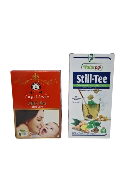 Ziya Dede Milk Tea + Naturpy Still-Tee ( Anne Sütü Çayı) 2 li Avantajlı Set