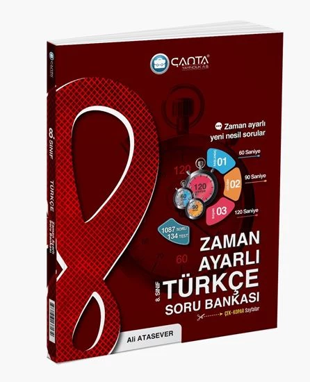 Çanta 2025 8. Sınıf Lgs Türkçe Zaman Ayarlı Kazanım Soru Bankası