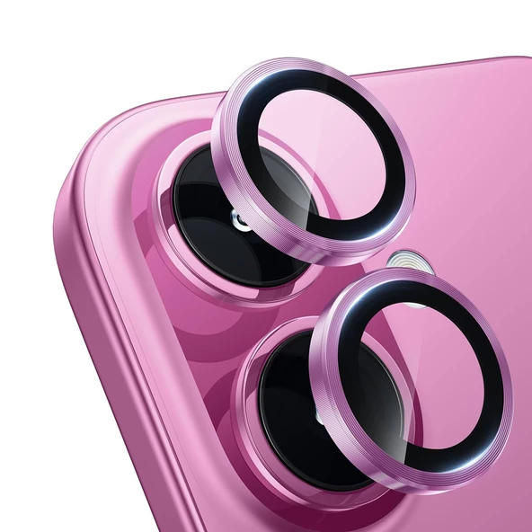 Shaza iPhone 16 / iPhone 16 Plus Safir Kamera Lens Koruyucu 2li Set - 6