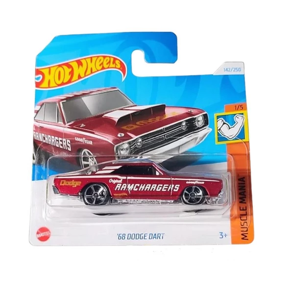 Hot Wheels Tekli Arabalar 68 DODGE DART HTD65 - 2