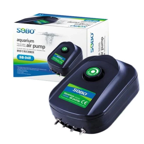 Sobo SB-948 Dört Çıkışlı Hava Motoru  4x3 L/Dak 8 W