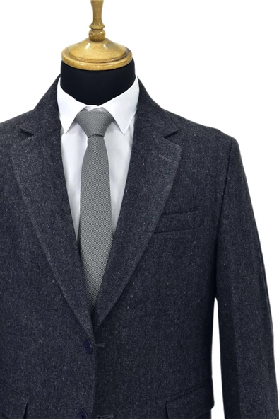 Erkek Kışlık Kumaş Tek Ceket 4 Drop BGL-ST03969 - Resim 11