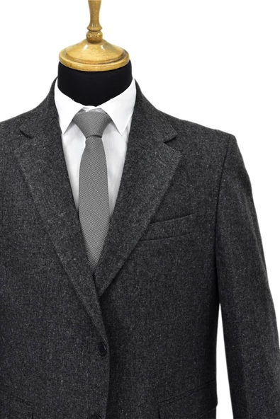 Erkek Kışlık Kumaş Tek Ceket 4 Drop BGL-ST03969 - Resim 12