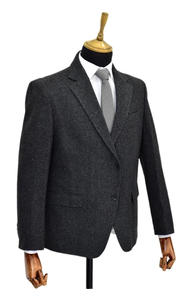 Erkek Kışlık Kumaş Tek Ceket 4 Drop BGL-ST03969 - Resim 6