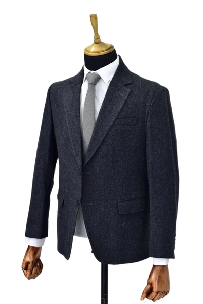 Erkek Kışlık Kumaş Tek Ceket 4 Drop BGL-ST03969 - Resim 8