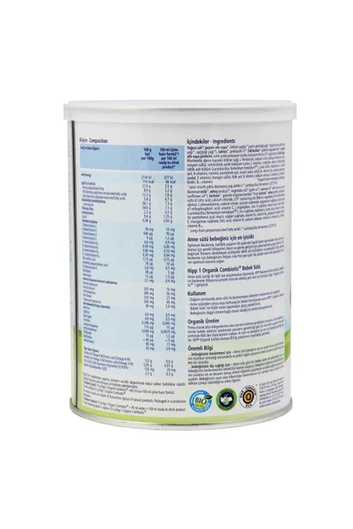 Hipp 1 Organik Combiotic Bebek Sütü 350 gr 12 Adet - 2