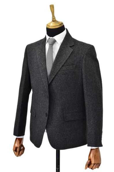 Erkek Kışlık Kumaş Tek Ceket 4 Drop BGL-ST03969 - Resim 9