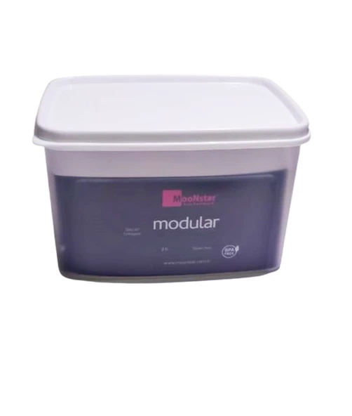 Geseus Moonstar Süzgeçli Peynir Saklama Kabı 2 Litre BPA FREE-MS06 - 3