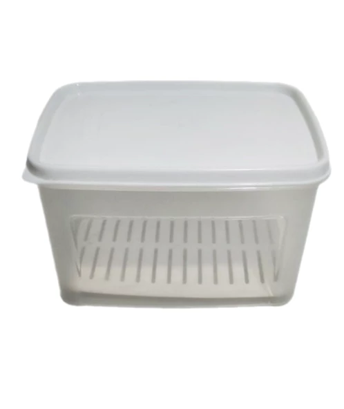 Geseus Moonstar Süzgeçli Peynir Saklama Kabı 2 Lt X 2ADET BPA FREE-MS06 - 4