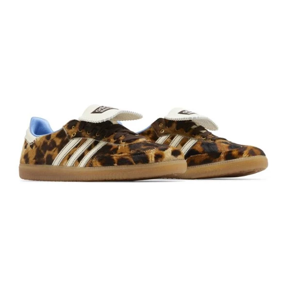adidas Samba x Wales Bonner Pony Leopard Dark Brown - 3