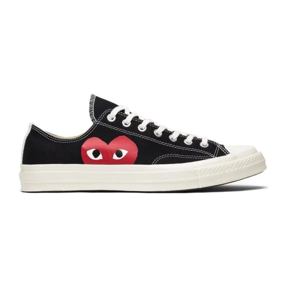 Converse Chuck Taylor All Star x Comme des Garcons Low Play Black White
