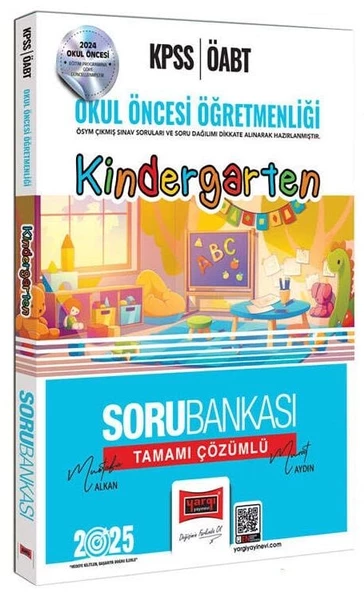 Yargı 2025 ÖABT Okul Öncesi Öğretmenliği Kindergarten Soru Bankası Çözümlü Yargı Yayınları