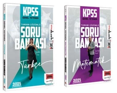 Yargı 2025 KPSS Türkçe+Matematik Soru Bankası 2 li Set Yargı Yayınları