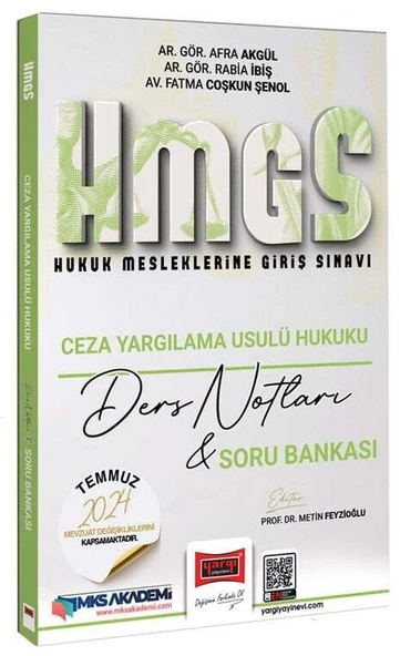 Yargı 2025 HMGS Ceza Yargılama Usulü Hukuku Ders Notları ve Soru Bankası Yargı Yayınları